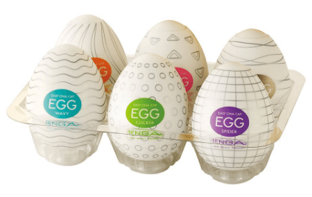 tenga egg variety cropped