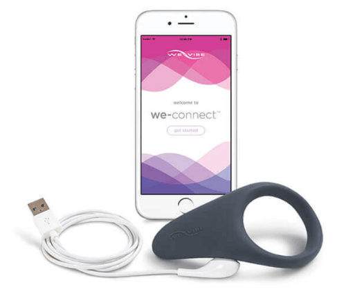we-vibe verge with smartphone