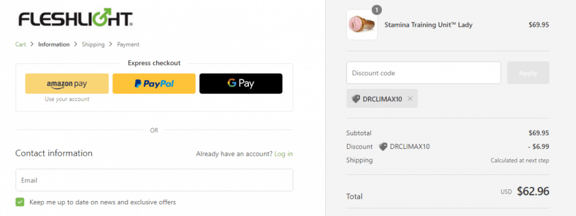 Fleshlight Discount Code (Valid: July 2026) - Doctor Climax