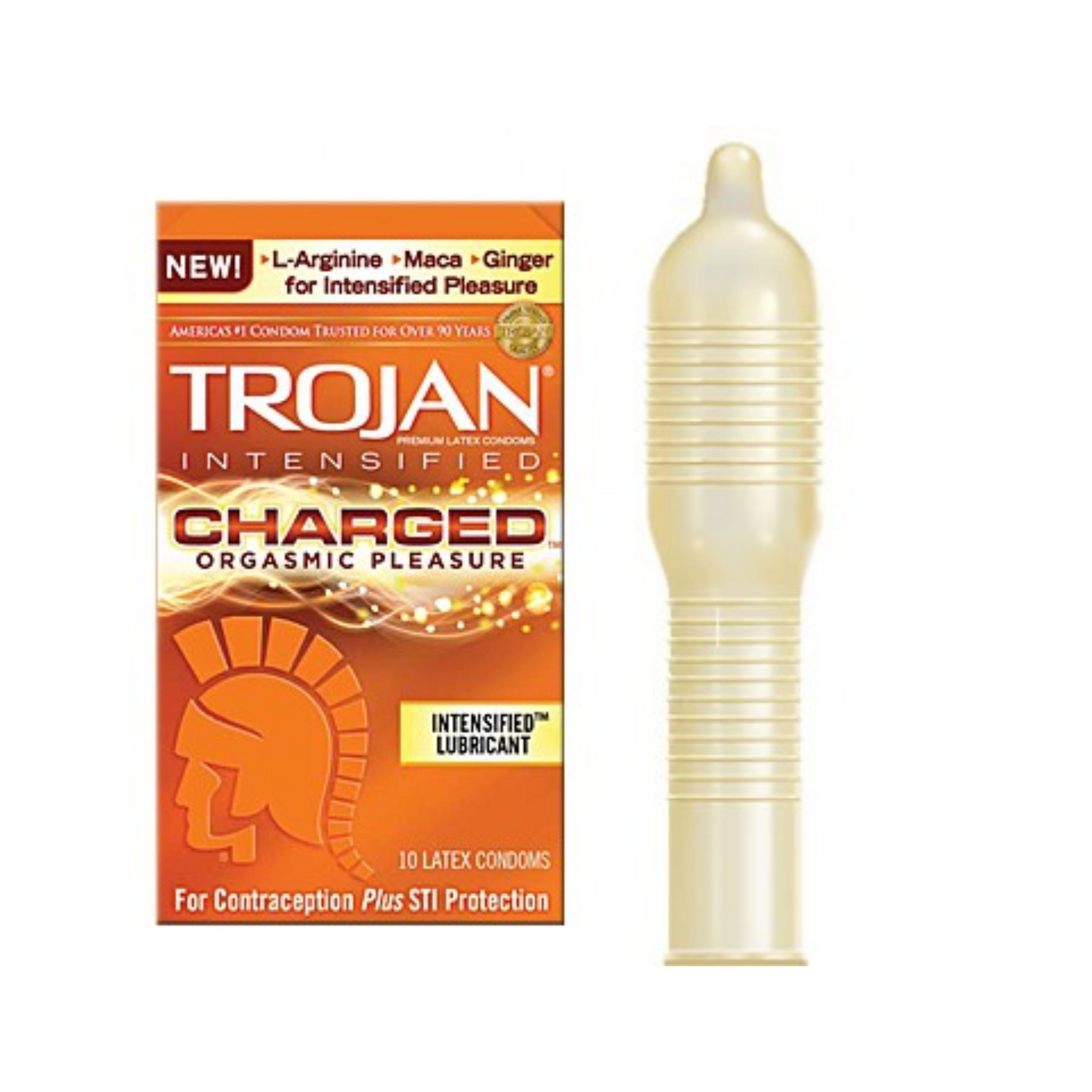 Trojan Charged Lubricated Condoms