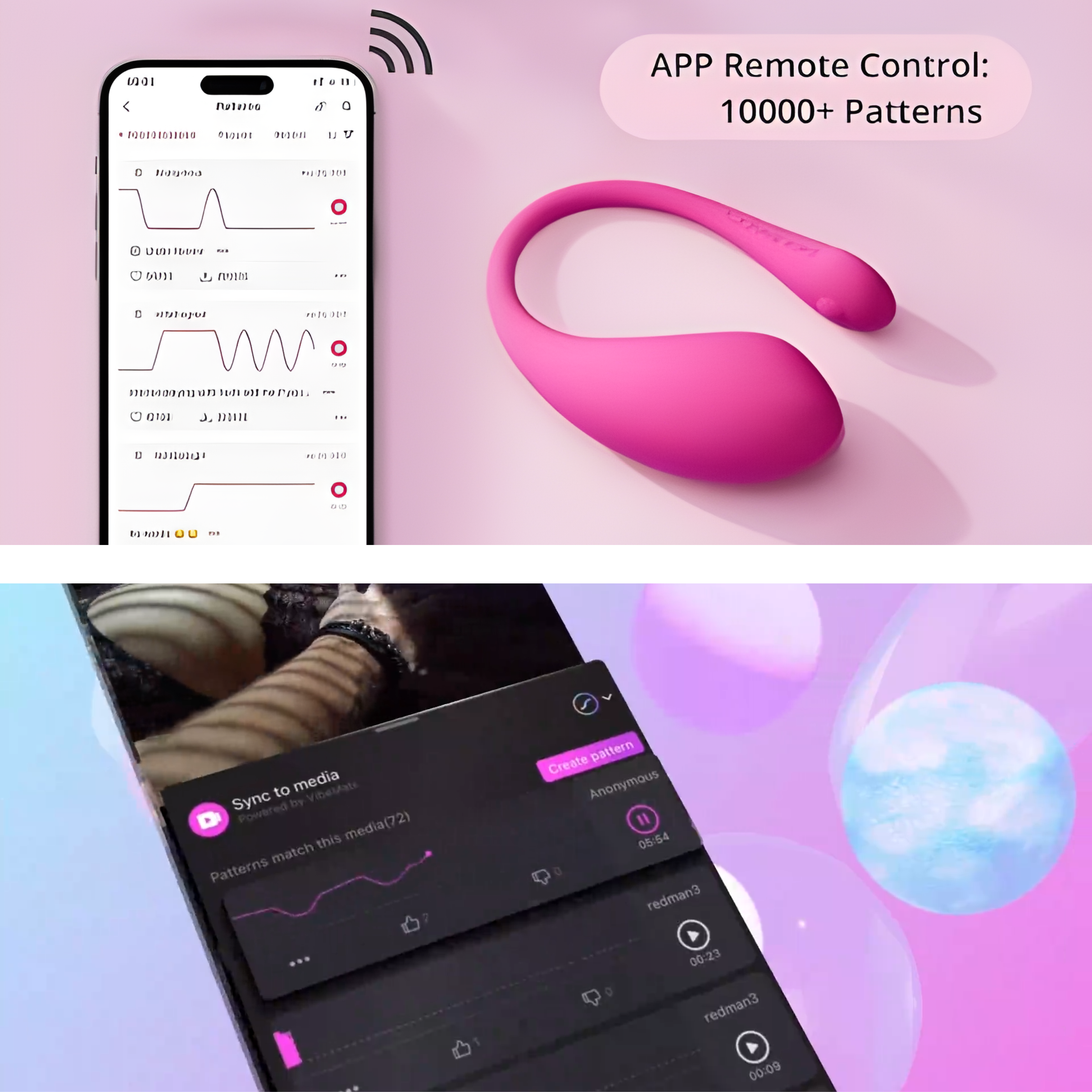 Lovense Lush 2 vs Lush 3 Comparison Lush 3 can be controlled via Lovense Connect App, new Lovense app called Vibemate.